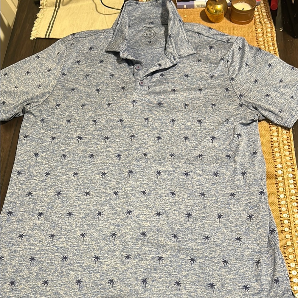 Tommy Bahama Blue Polo Shirt Casual Style